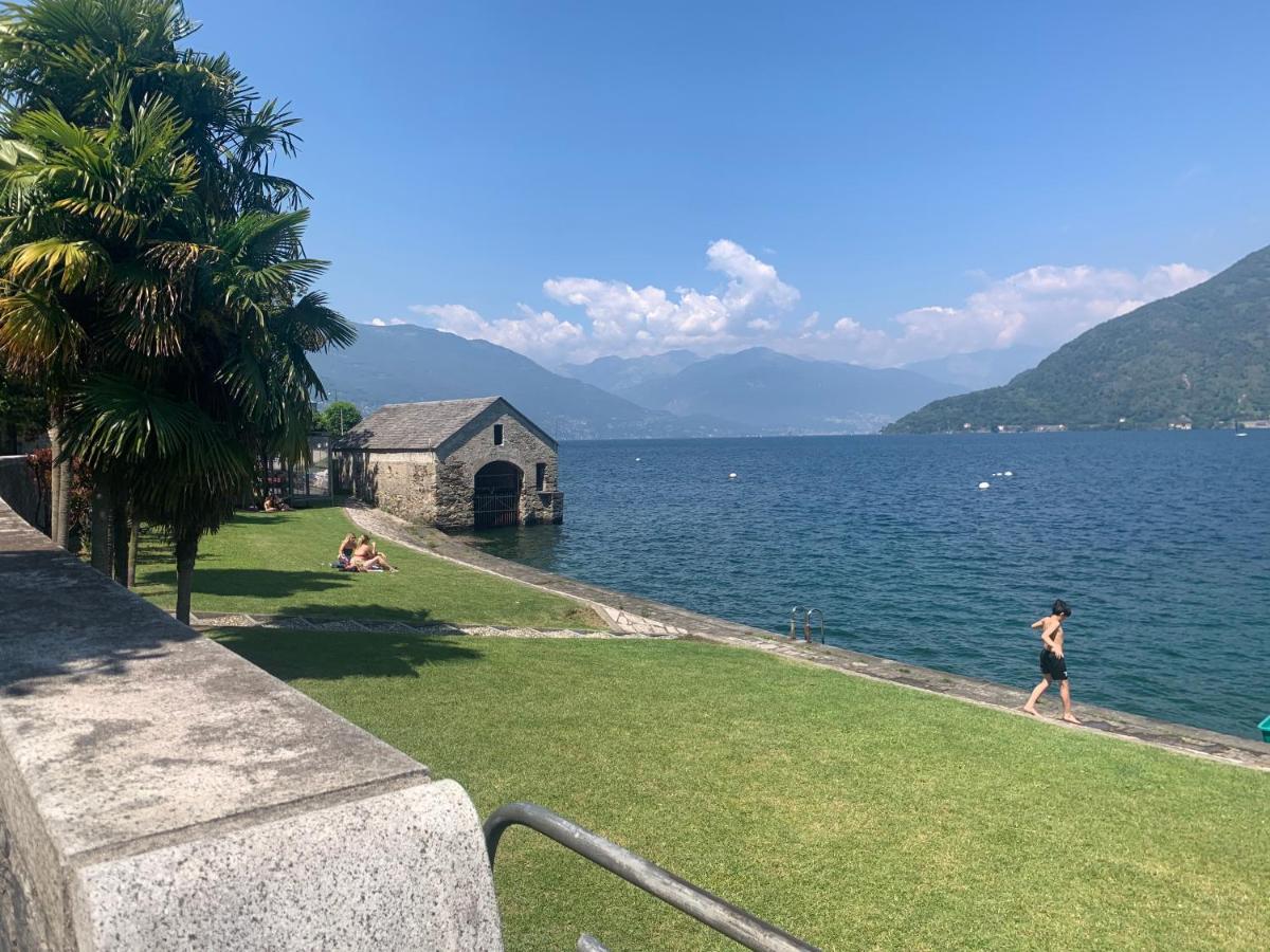 La Maison Des Lions Appartamenti Vacanze Accesso Diretto Alla Spiaggia Localita Amore Cannobio Exterior foto